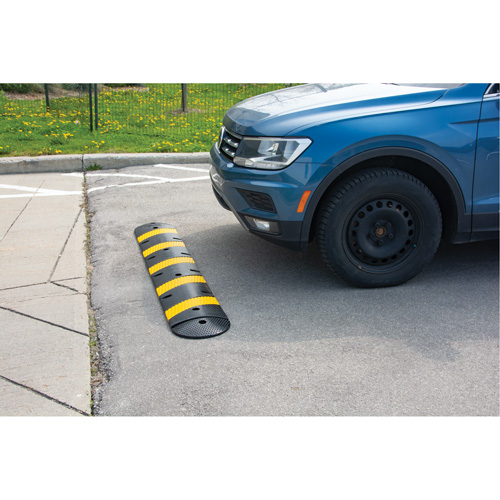 Speed Bump Kit, Rubber, 4' L x 11" W x 2" H OSI Industrial Sales