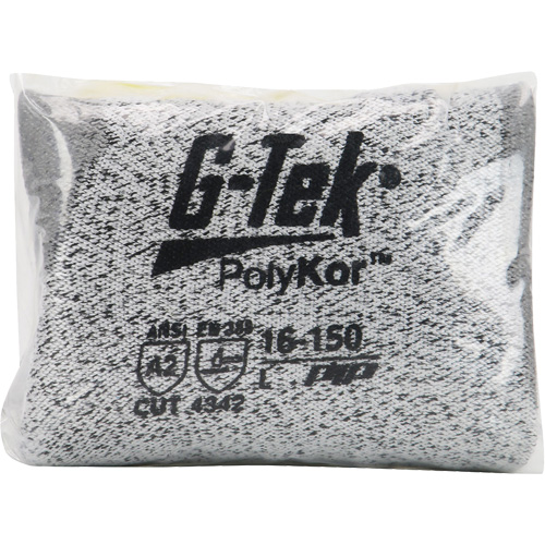 G-Tek&reg; Seamless Knit Cut-Resistant Gloves, Size X-Small, 13 Gauge, Polyurethane Coated, PolyKor&reg; Shell, ASTM ANSI Level A2/EN 388 Level B OSI Industrial Sales