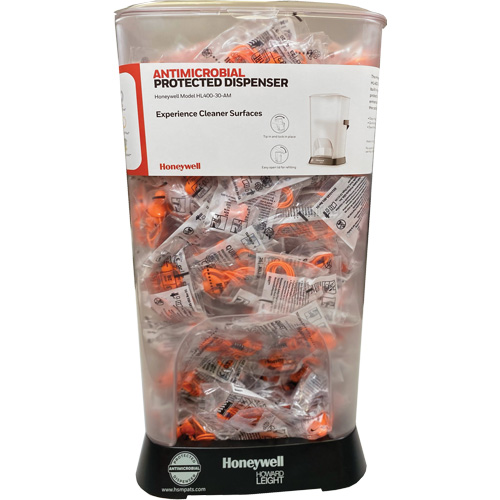 Distributeur de bouchons doreille filaires HL400 AM avec boîte de bouchons doreille QD30 OSI Industrial Sales