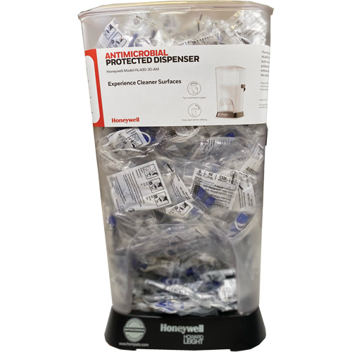 Distributeur de bouchons doreille filaires HL400 AM avec boîte de bouchons doreille AS-30W OSI Industrial Sales