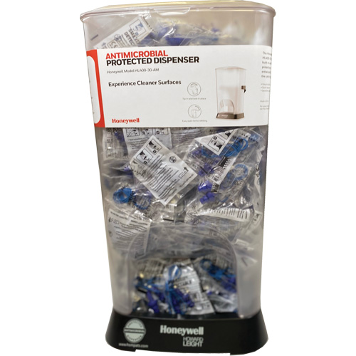 Distributeur de bouchons doreille filaires HL400 AM avec boîte de bouchons doreille SDT-30 OSI Industrial Sales