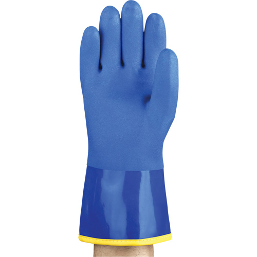 AlphaTec&reg; 23-202 PVC Gloves, Size 8, 11.8" L, Cotton, Fleece Inner Lining OSI Industrial Sales