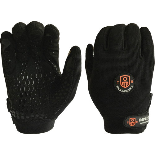 Mechanic Anti-Impact Gloves, 7/Small, Synthetic/Suede Palm, Elastic/Hook & Loop Cuff OSI Industrial Sales