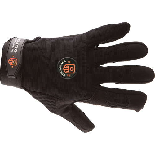 Mechanic Anti-Impact Gloves, 7/Small, Synthetic/Suede Palm, Elastic/Hook & Loop Cuff OSI Industrial Sales