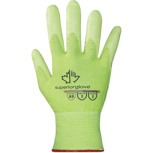 Gants haute visibilit&eacute; r&eacute;sistants &agrave; la coupe S21TXUGFN, Taille 5/2T-petit, Calibre 21, Rev&ecirc;tement Nitrile, Enveloppe en TenActiv, ASTM ANSI niveau A9 OSI Industrial Sales