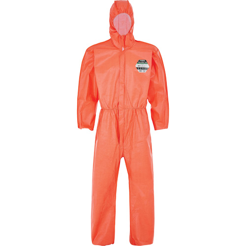 Combinaison MicroMax NS avec capuchon, poignets, taille et chevilles &eacute;lastiques, Petit, Orange, Microporeux OSI Industrial Sales