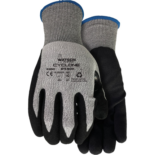 Gants r&eacute;sistant &agrave; la coupe 388 Stealth Cyclone, Taille T-petit, Calibre 18, Rev&ecirc;tement Nitrile, Enveloppe en PEHP/Polyester, ASTM ANSI niveau A2/EN 388 niveau 3 OSI Industrial Sales