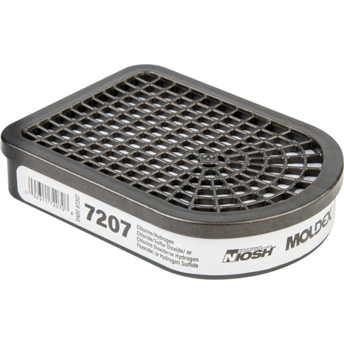 Semi-Rectangular Respirator Cartridge, Gas/Vapour Cartridge, Acid Gas OSI Industrial Sales