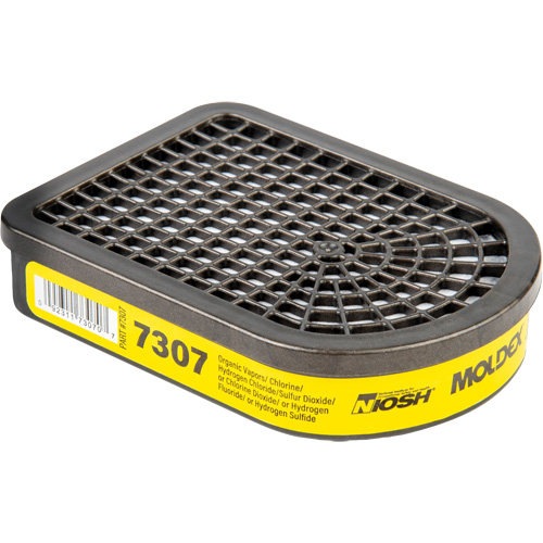 Semi-Rectangular Respirator Cartridge, Gas/Vapour Cartridge, Acid Gas/Organic Vapour OSI Industrial Sales