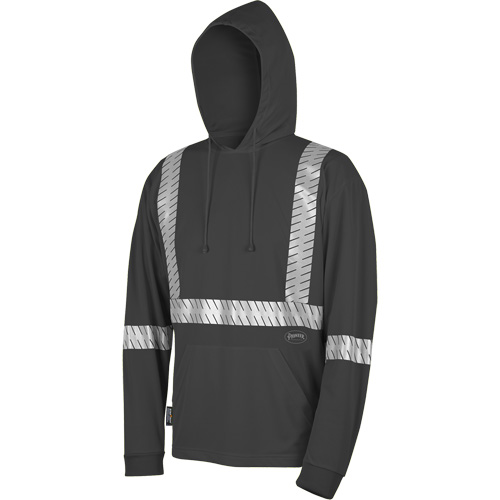 6966 Bird's-Eye Safety Hoodie, Small, Black OSI Industrial Sales