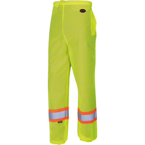 5670 Traffic Safety Pants, Polyester, 2X-Small/X-Small, High Visibility Lime-Yellow OSI Industrial Sales