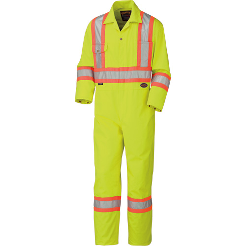 5512T Combinaison haute visibilit&eacute;, 40 (grand taille), Jaune lime haute visibilit&eacute; OSI Industrial Sales