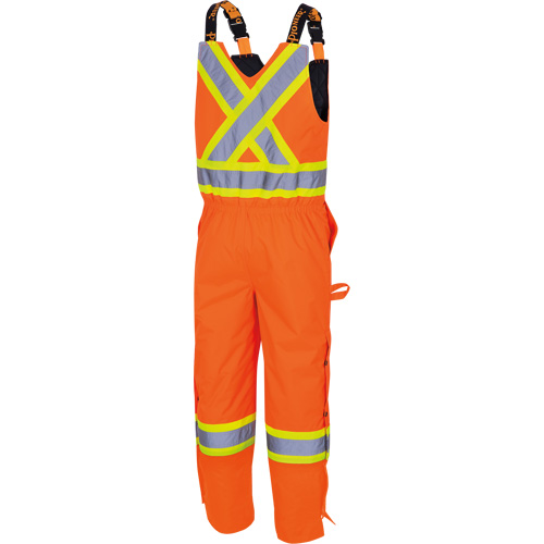 5040 Combinaisons de s&eacute;curit&eacute; matelass&eacute;e imperm&eacute;able, Polyester, Petit, Orange haute visibilit&eacute; OSI Industrial Sales