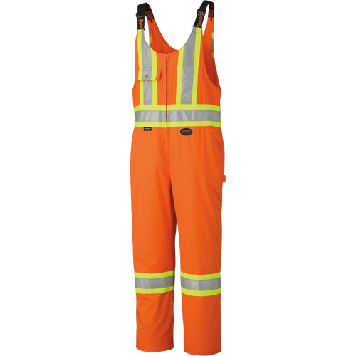 6617ZT Combinaison de s&eacute;curit&eacute; haute visibilit&eacute; avec fermeture &agrave; glissi&egrave;re sur la jambe, Poly-coton, 40 (grand taille), Orange haute visibilit&eacute; OSI Industrial Sales