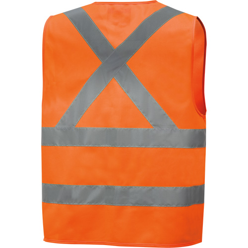 6885 Veste de s&eacute;curit&eacute; haute visibilit&eacute; en tricot chaîne, Orange haute visibilit&eacute;, Petit, Polyester OSI Industrial Sales