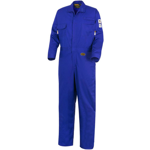 7779T Combinaisons ignifuges r&eacute;sistants aux arcs &eacute;lectriques 88/12 FR-Tech, Taille 40 (grand taille), Bleu royal, 10 cal/cm² OSI Industrial Sales
