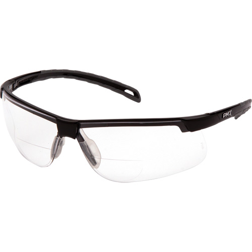 H2MAX Reader Lens with Black Frame, Anti-Fog, Clear, 2.0 Diopter OSI Industrial Sales