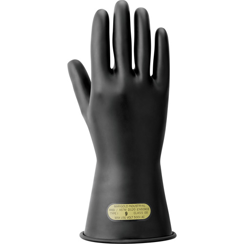 Electrical Insulating Gloves, ASTM Class 00, Size 7, 11" L OSI Industrial Sales