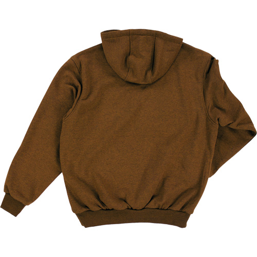 Water Repellent Fleece Pullover Hoodie, Men's, Small, Brown OSI Industrial Sales
