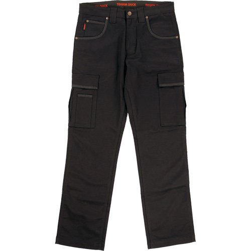WP100 Work Pants, Cotton/Spandex, Black, Size 0, 30 Inseam OSI Industrial Sales