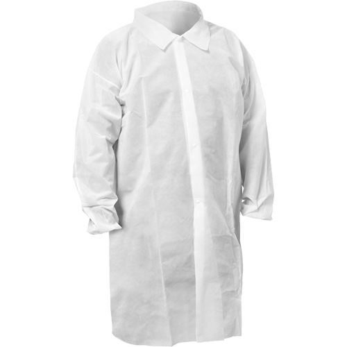 Sarrau de laboratoire KleenGuard KGA10, Moyen, Blanc OSI Industrial Sales