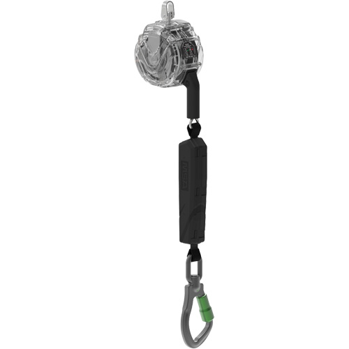 C&acirc;ble de limiteur de chute personnel ALTAKS V-TEC, 10', Acier galvanis&eacute;, Pivotant OSI Industrial Sales