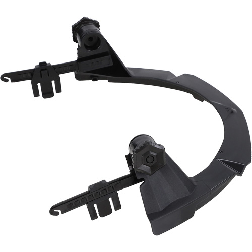 Support PBT V-Gard pour casques MSA &agrave; fente et bordure compl&egrave;te sans contr&ocirc;le des d&eacute;bris OSI Industrial Sales
