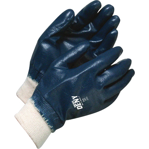 Gants avec poignet en tricot Deny, 11, R&ecirc;vetement Nitrile, Enveloppe en Coton OSI Industrial Sales
