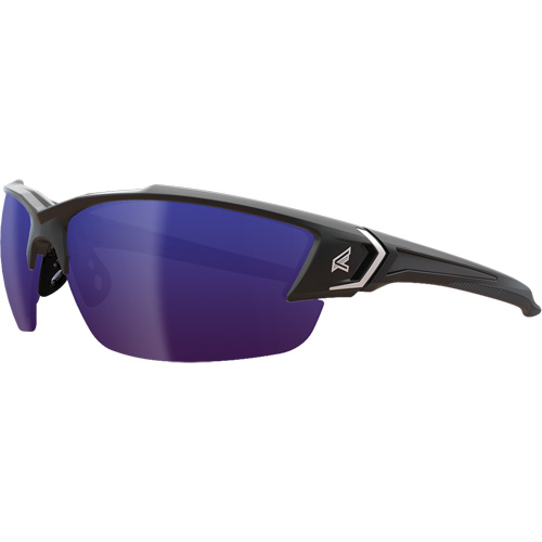 Khor G2 Safety Glasses, Blue Mirror Lens, Anti-Scratch/Polarized, ANSI Z87+/MCEPS GL-PD 10-12/Meets/Exceeds CSA Z94.3 OSI Industrial Sales