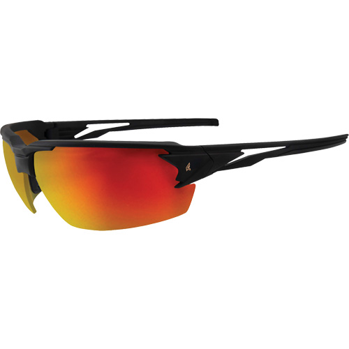 Pumori Safety Glasses, Red/Mirror Lens, Anti-Scratch, ANSI Z87+/MCEPS GL-PD 10-12/Meets/Exceeds CSA Z94.3 OSI Industrial Sales