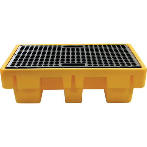 2-Drum Spill Pallet, 61 US gal. Spill Capacity, 51.5" x 36" x 15" OSI Industrial Sales