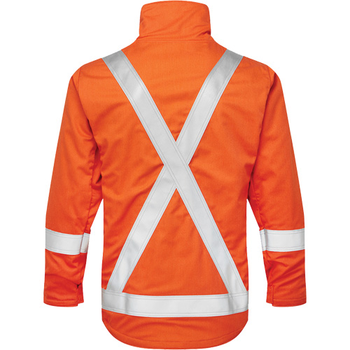 UltraSoft&reg; 7 oz. Skyline Summer Bomber Jacket, X-Large, High Visibility Orange OSI Industrial Sales