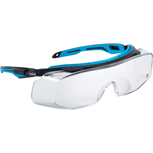 TRYON OTG Ultra-Wraparound Safety Glasses, Clear Lens, Anti-Fog/Anti-Scratch OSI Industrial Sales
