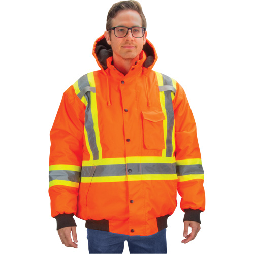 Parka d'hiver imperm&eacute;able 7-en-1, Orange haute visibilit&eacute;, T-Grand OSI Industrial Sales