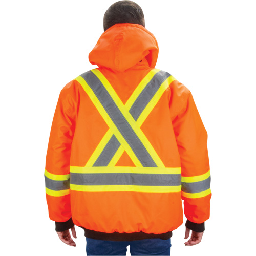 Parka d'hiver imperm&eacute;able 7-en-1, Orange haute visibilit&eacute;, T-Grand OSI Industrial Sales