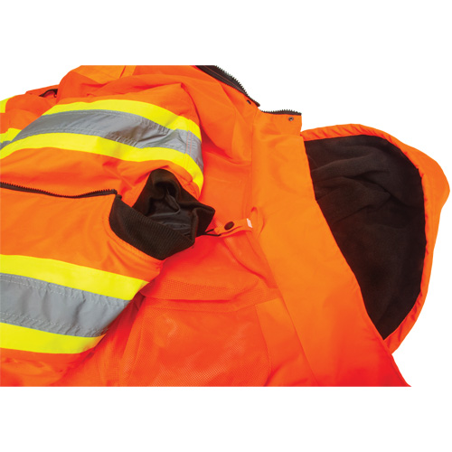 Parka d'hiver imperm&eacute;able 7-en-1, Orange haute visibilit&eacute;, T-Grand OSI Industrial Sales