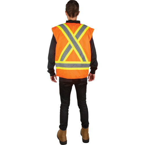 Parka d'hiver imperm&eacute;able 7-en-1, Orange haute visibilit&eacute;, T-Grand OSI Industrial Sales