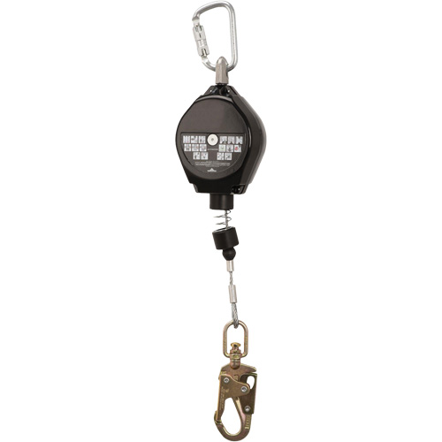 SRL-73302-20LE Cordage de s&eacute;curit&eacute; autor&eacute;tractable, 20', Acier galvanis&eacute;, Pivotant OSI Industrial Sales