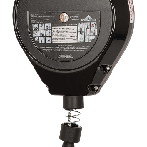 SRL-73302-60LE Cordage de s&eacute;curit&eacute; autor&eacute;tractable, 60', Acier galvanis&eacute;, Pivotant OSI Industrial Sales