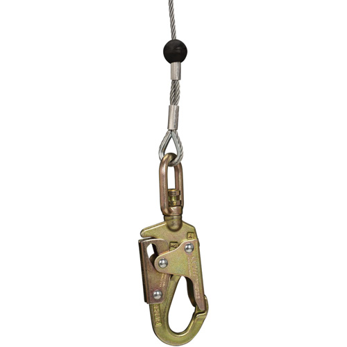 SRL-73303-96 Cable Self-Retracting Lifeline with Recovery, 96', Galvanized Steel, Swivel OSI Industrial Sales