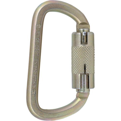 CP-03015-2 Zinc Plated Carabiner with 3/4" Gate Opening, Steel OSI Industrial Sales