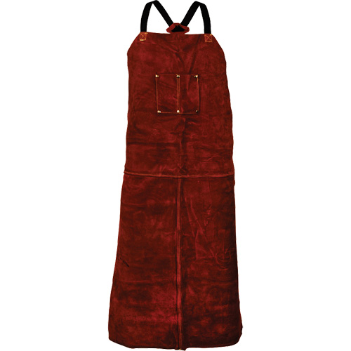 Tablier en cuir de vache Tillman 3842, Salopette, 42" lo, Brun OSI Industrial Sales