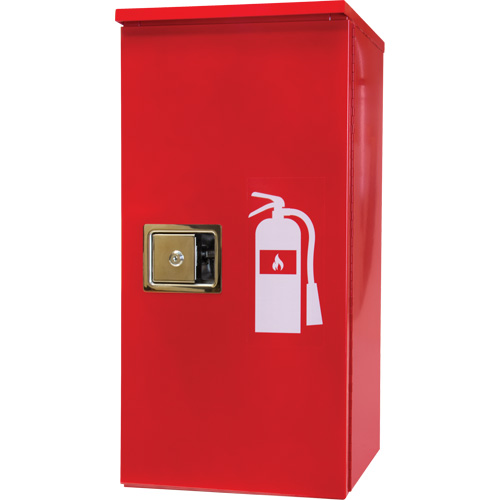 Heavy-Duty Outdoor Fire Extinguisher Cabinet, 14" W x 28" H x 10" D OSI Industrial Sales