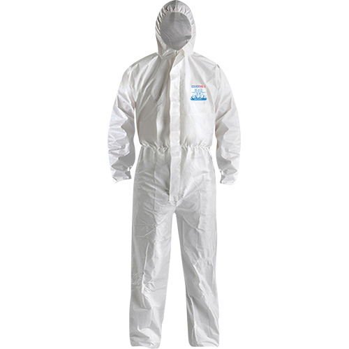 CoverMe XP1800  Type 5/6 Coveralls with Hood, Medium, White, Microporous OSI Industrial Sales