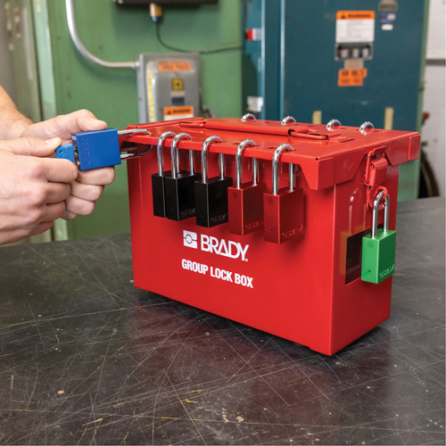 Velocity Plus Safety Lockout Padlock, Orange, Keyed Alike, Aluminum, 1-1/2" Width OSI Industrial Sales