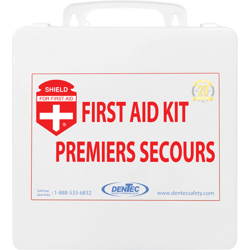 Shield First Aid Kit, Meets/Exceeds CSA Z1220-24 Type 2 Low-Risk Environment, Medium (26-50 Workers) OSI Industrial Sales