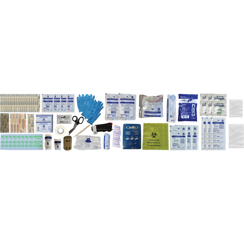 Trousse de premiers soins Shield, R&eacute;pond ou surpasse la norme CSA Z1220-24 type 3 environnements &agrave; haut risque, Petit (2-25 travailleurs) OSI Industrial Sales