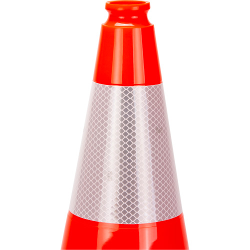 Premium Traffic Cone, 18", Orange, 6" Reflective Collar(s) OSI Industrial Sales