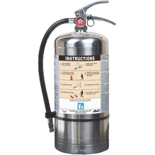 Fire Extinguisher for Lithium-ion Battery Fire Protection, AVD, 6 L Capacity OSI Industrial Sales
