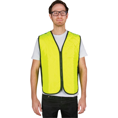 Veste refroidissante &agrave; &eacute;vaporation, Moyen, Jaune lime haute visibilit&eacute; OSI Industrial Sales